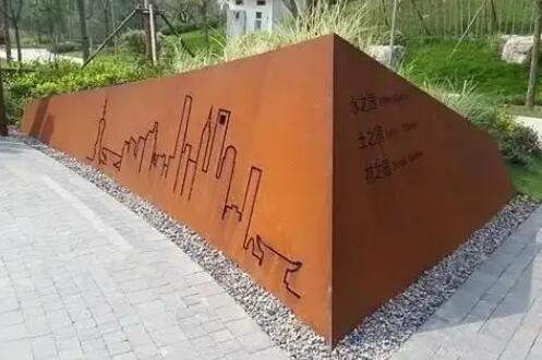 柳州耐候钢挡土墙